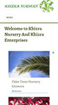 Mobile Screenshot of khizranursery.com